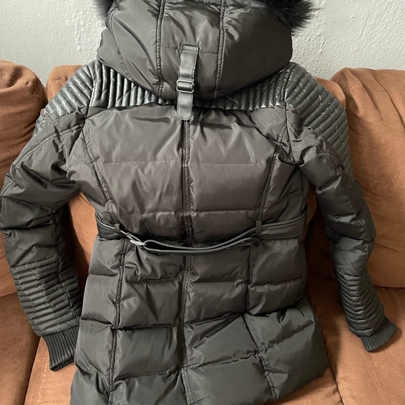 Nicole Benisti coat! this is a one of a kind all black with real fur . - Picture 7 of 8